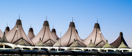 Jeppesen Terminal reflects Denver's terrain and culture